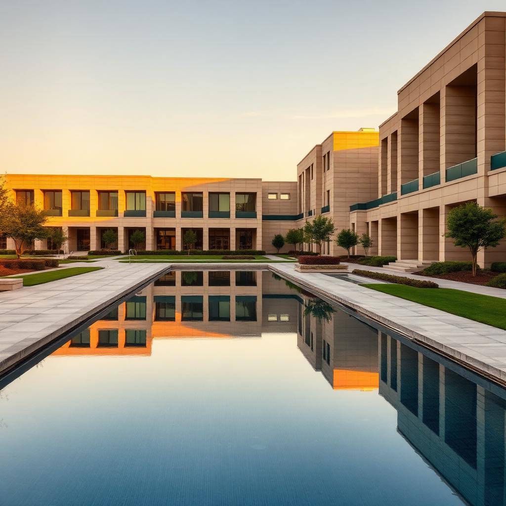 The Westin Residences Gurgaon — diplomatic quarter at golden hour