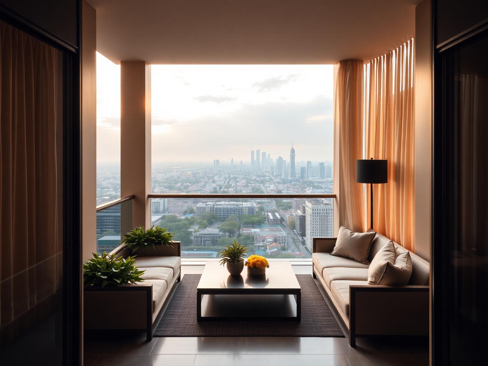 The Westin Residences Gurgaon — Balconies with a place to sit.